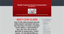 Desktop Screenshot of ocalacustomgunandaccessories.com