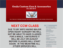 Tablet Screenshot of ocalacustomgunandaccessories.com